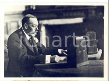 1936 LONDON King GEORGE V last speech on the radio *Photo TRAMPUS