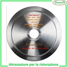 Lama acciaio per affettatrice - acciaio,
