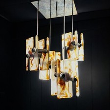 LAMPADARIO DI ANGELO BROTTO PER ESPERIA 16 LUCI