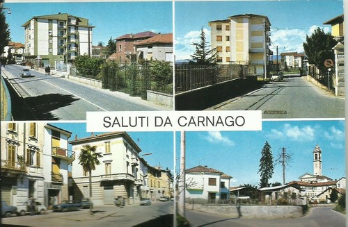 Cartolina saluti carnago - saluti,