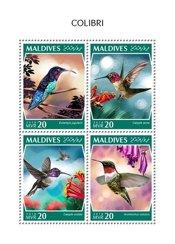 Francobolli colibrì colibri - francobolli,