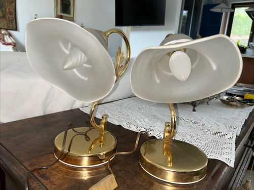 Coppia lampade abat jour - coppia, lampade/abat