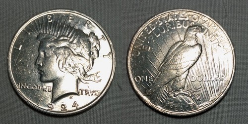 Peace dollar dollaro - dollar, della