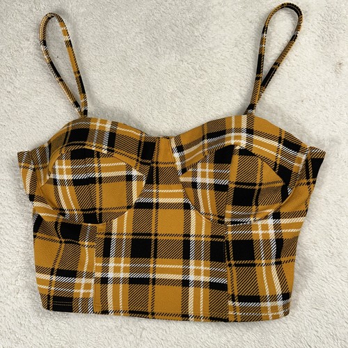Nobo crop top - crop, plaid