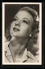 Cartolina attrice Evelyn