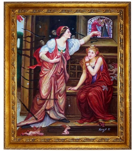 Quadro olio evelyn - quadro,