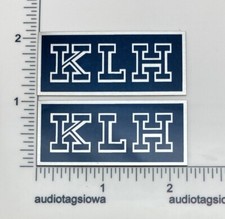 KLH Speaker Grill Badge Logo