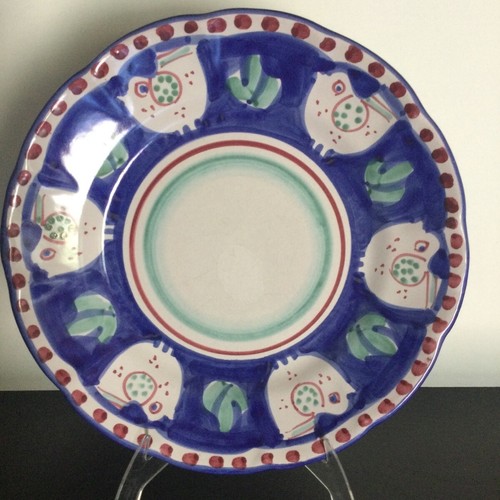 Piatto solimene vietri blu - piatto,