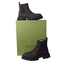 Gucci nib diagonal boots - gg,