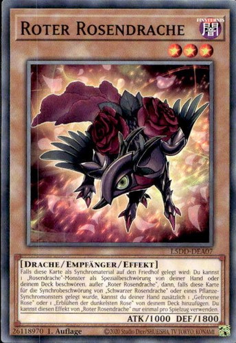 Drago rosa rossa - rossa, l5dd-dea07