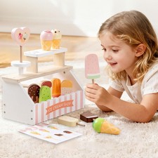 Giocattolo gelato con espositore, giocattolo di fantasia per bambini dai 2