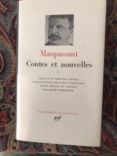 LA PLÉIADE      MAUPASSANT      CONTES ET NOUVELLES    I (1)    1980