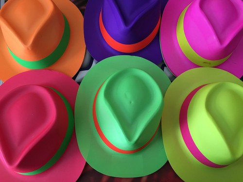Cappelli colorati fluo - 2,