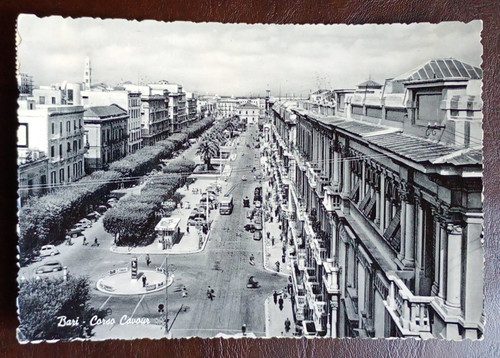 Cartolina bari corso - cartolina,