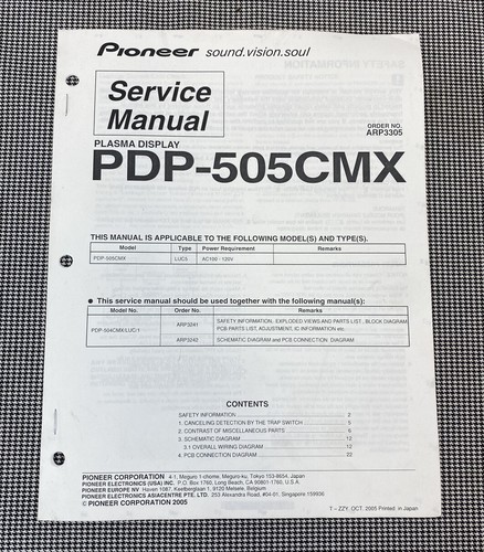 Pioneer plasma display pdp - display,