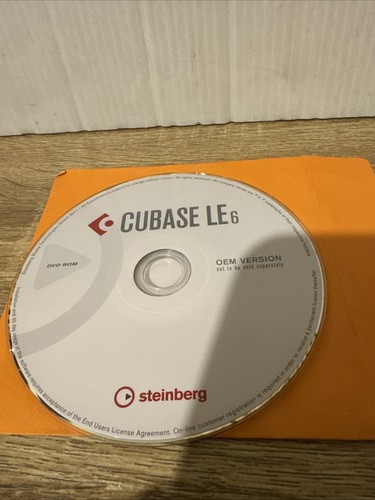 Disco dvd rom cubase le5 - cubase,