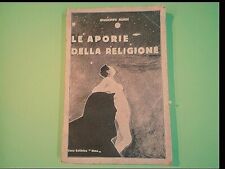 LE APORIE DELLA RELIGIONE