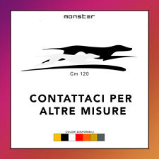 Adesivi cane per camper Laika logo cani a 2 colori cm.120 cm