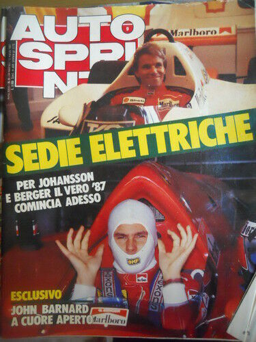 Autosprint 1987 teo fabi - 9,