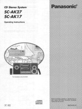 Panasonic SA-AK17 SA-AK27 CD