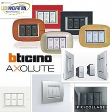 Presa interruttore pulsante stock bticino axolute placche axolute preventivo