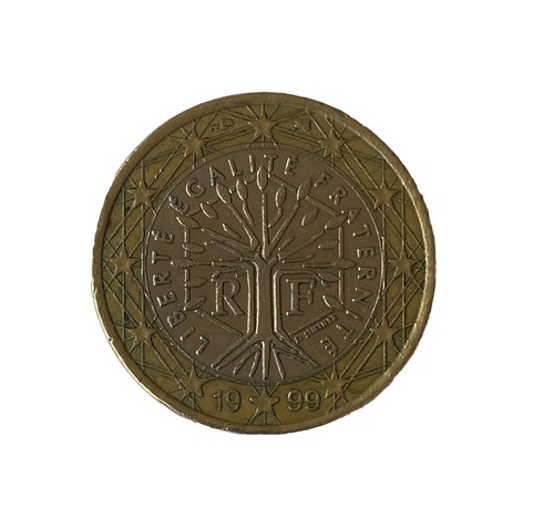 Moneta euro francia - moneta, 1