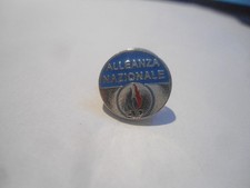 PINS SPILLA IN METALLO SMALTATO - ALLEANZA NAZIONALE MSI - 1,4 CM