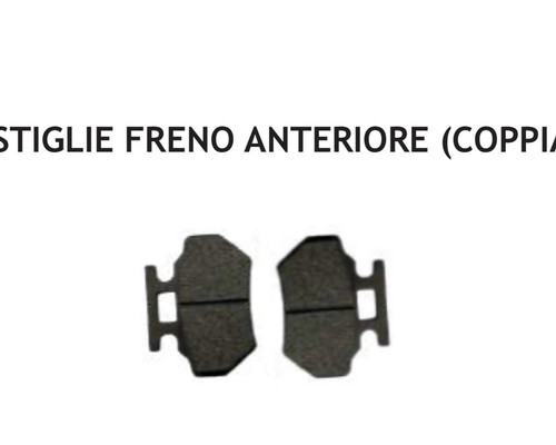 Coppia pastiglie anteriori - anteriori, x