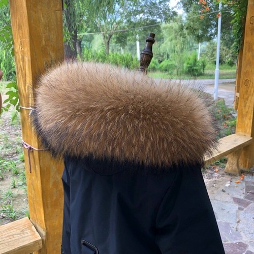 Sciarpa unisex vera pelliccia