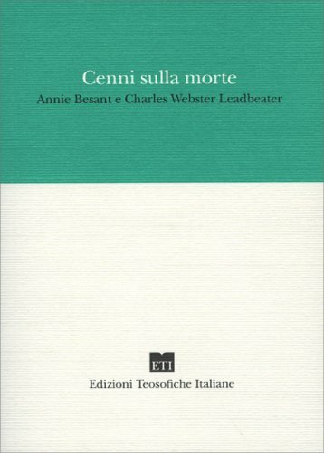 Libro cenni sulla - morte,