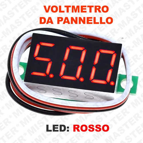 Voltmetro digitale pannello - digitale, da