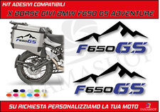 KIT COPPIA ADESIVI COMPATIBILI BORSE CASES BMW F 650 GS (adventure)