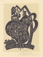 Exlibris Bookplate Klischee