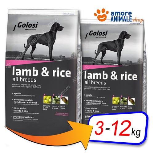 Golosi dog adult agnello - agnello, e
