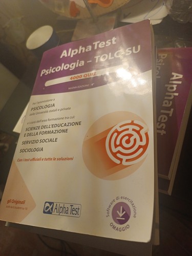 Alpha test psicologia tolc su - psicologia,