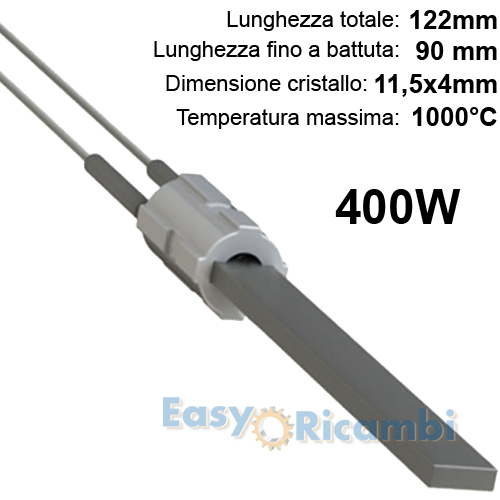 Candeletta quarzo 400w - al,