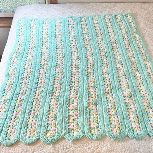 Coperta bambino vintage fatta