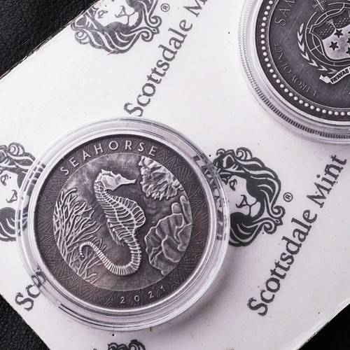 Argento samoa seahorse - 2x, oz