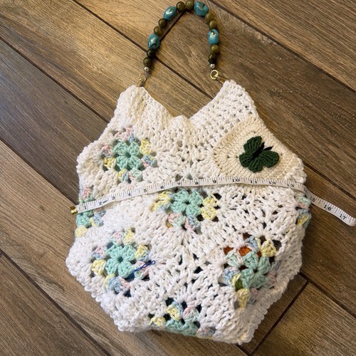 Borsa mano all - mano, all'uncinetto