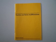 - LIBRETTO ISTRUZIONI USO CUCINA CON FORNO MULTIFUNZIONE (REX) ZANUSSI - 1988