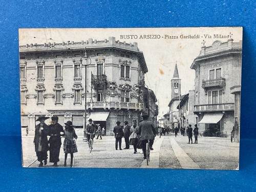 Cartolina busto arsizio - cartolina, piazza