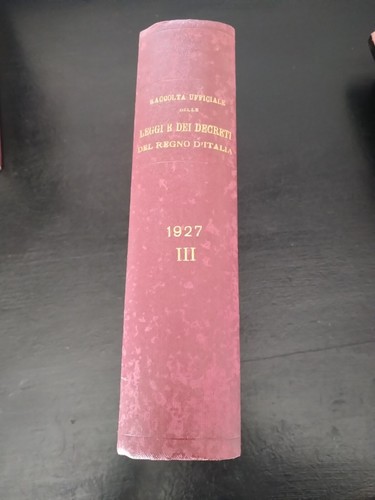 Libro raccolta ufficiale leggi - ufficiale,