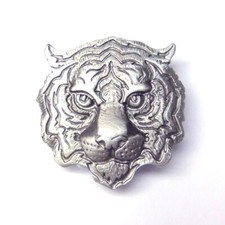 Spilla Argento Testa di Tigre