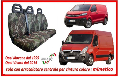 Coprisedili opel vivaro dal - vivaro,