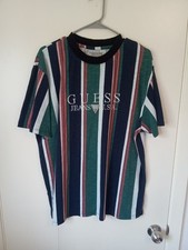 T-shirt vintage Guess a righe taglia L