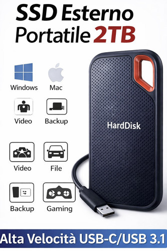 Hard disk esterno portatile - disk,