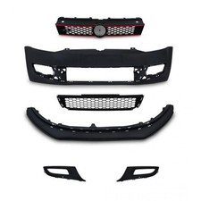 Paraurti anteriore spoiler a nido d'ape griglia radiatore ottica GTI WRC R adatto per VW Polo 6R