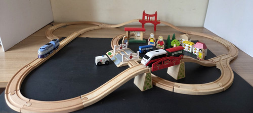 Pacchetto set treno legno - pacchetto,