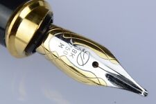 Dupont Stilografica "Laque de Chine" Marbled Nib "M" 18Kt-750 Made France 1990s