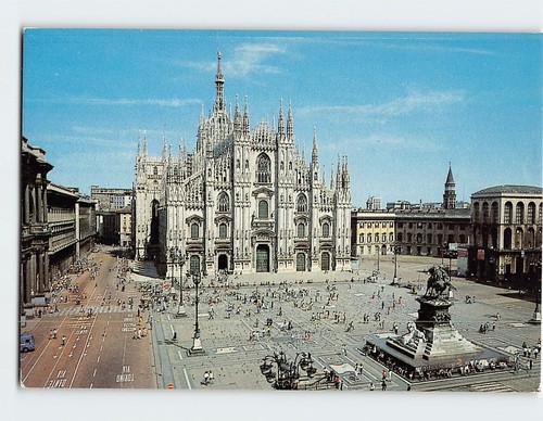 Cartolina piazza del - piazza, duomo
